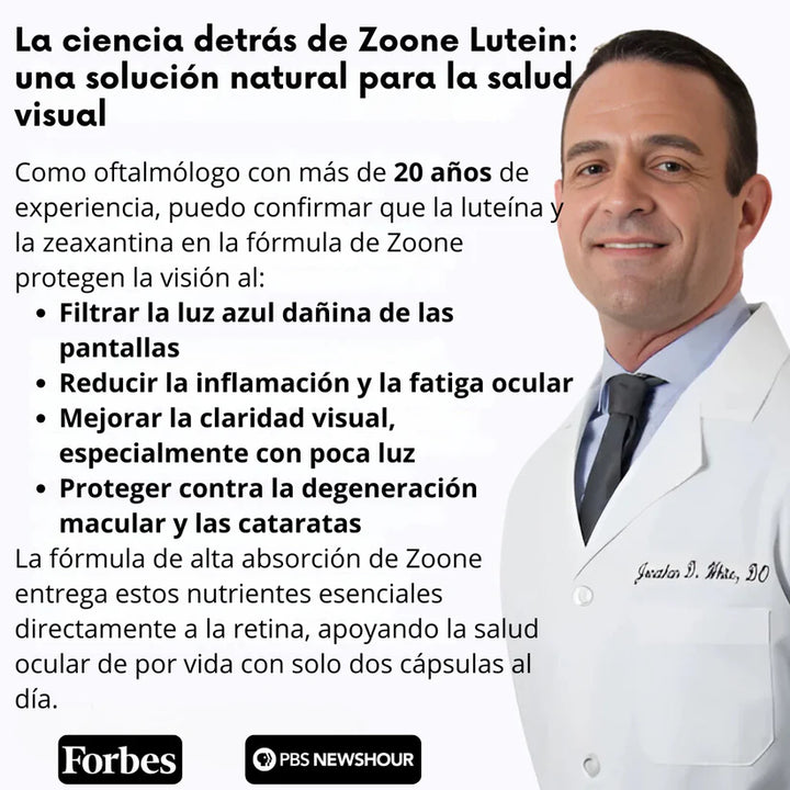 Zooone | Suplemento de Luteína para los ojos