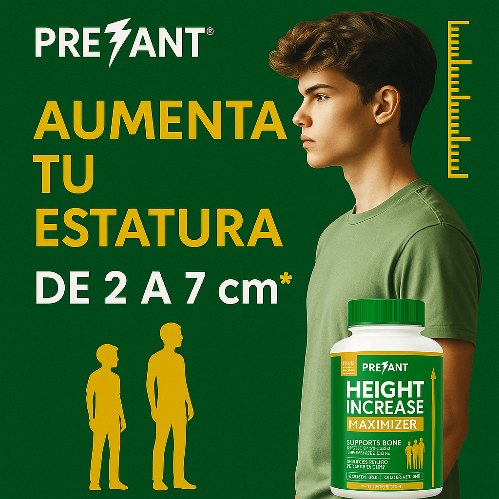 Pretant | Suplemento Natural Para Aumentar El Crecimiento Oseo